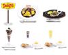Restaurant Miniatur Kollektion Set von Ken Elephant Gacha Kapselspielzeug Denny's [Komplett 6]