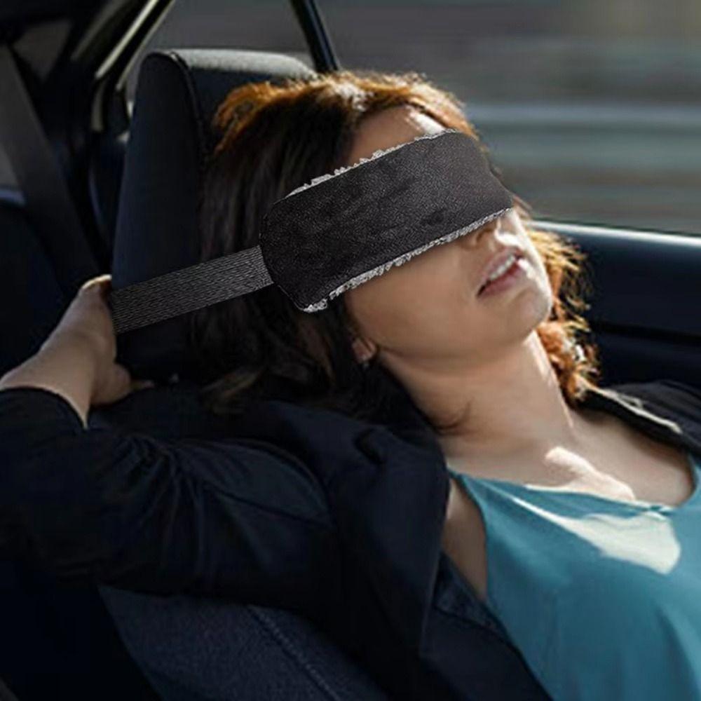 Comfortable Airplane Travel Pillow Portable Neck Support Band Head Support Strap  Cervical