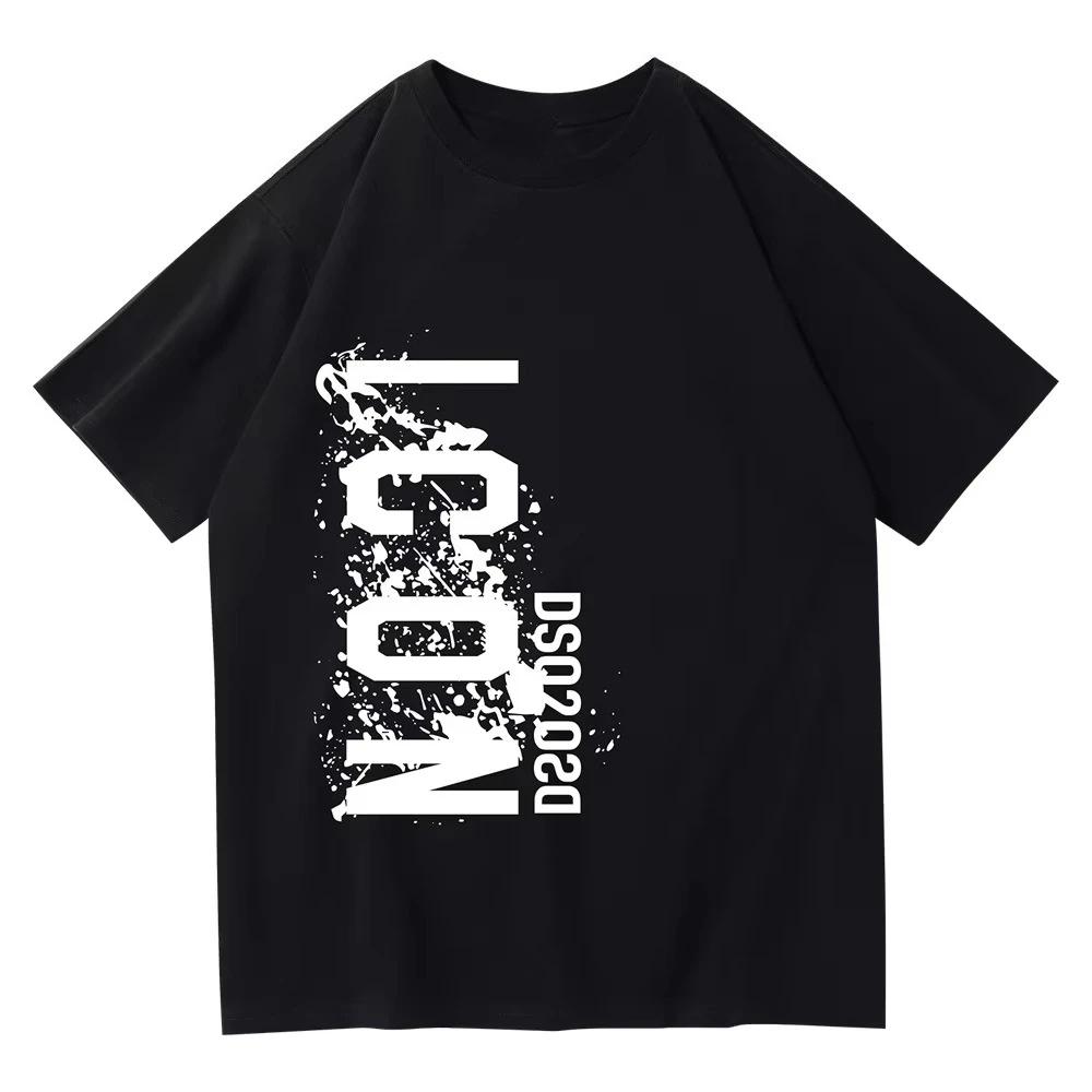 New Highquality Printed Cotton T Shirts Fashion Trend Unisex Women Same Comfortable Loose Shortsleeved Yk Ins Tshirt