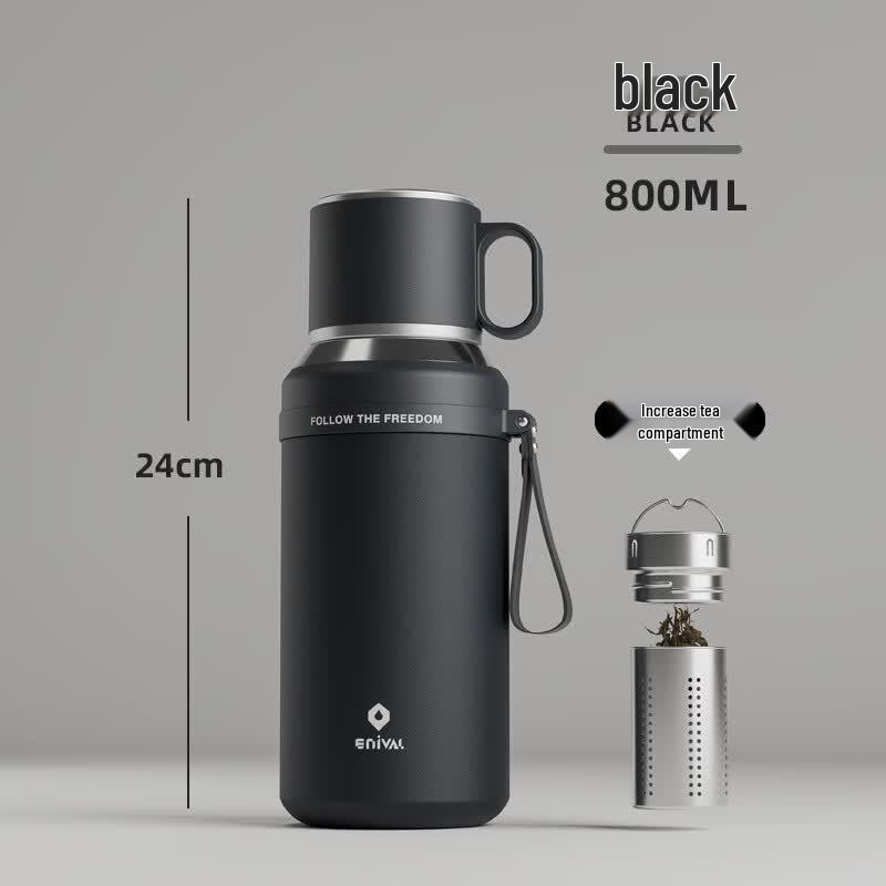 ENIVAL Outdoor Tea Separation Insulated Bottle
