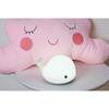 Veilleuse silicone Pauleen Night Whale USB - blanc - 2,5W/5V