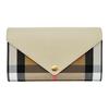 Burberry Hannah Series Brand Check Canvas And Leather Envelope Bag Women bags Light-Beige 80731571