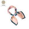 Children's Rose Print Imitation Silk Scarf
