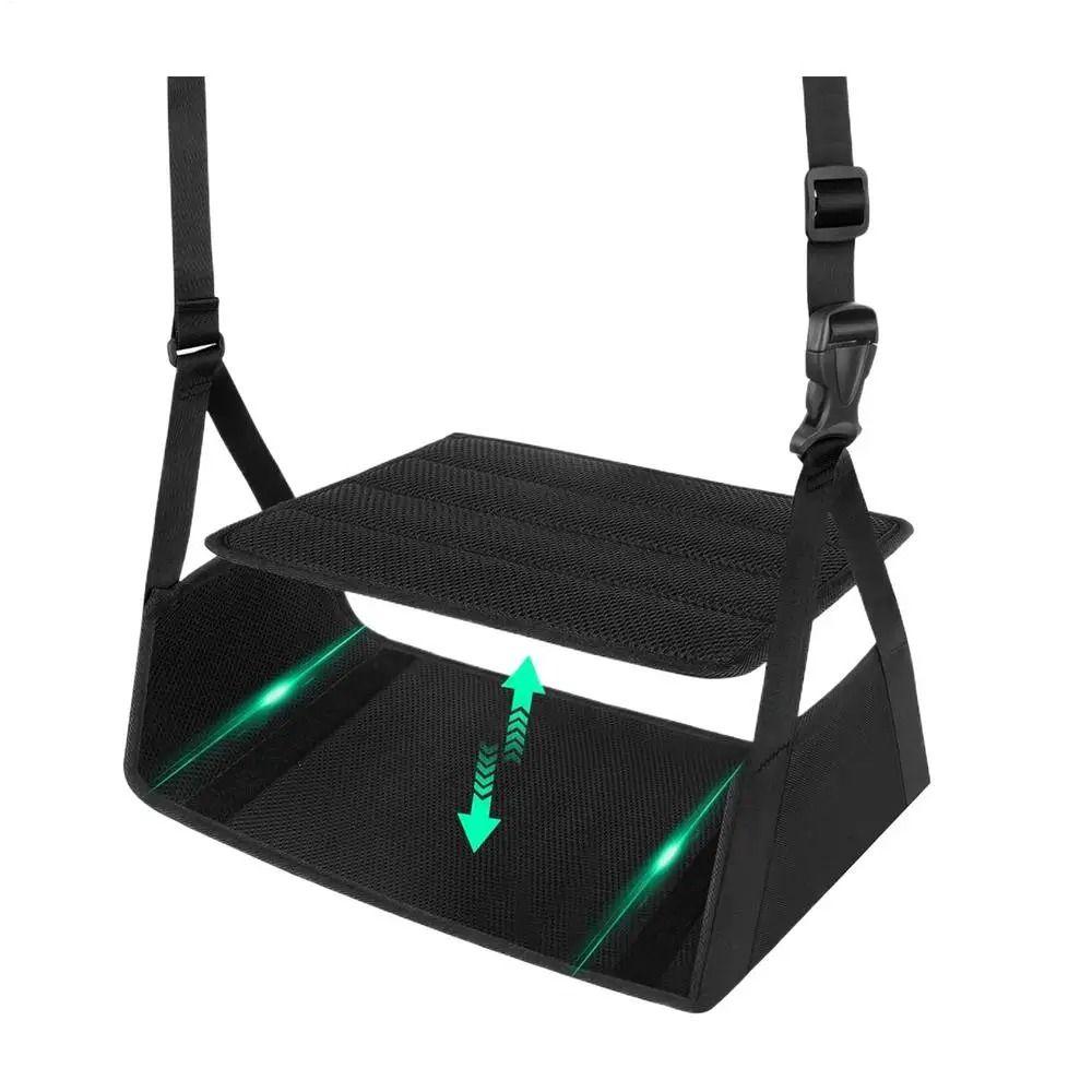 Adjustable Strap Plane Leg Rest Comfortable Portable Desk Footrest Airplane Foot Hammock  Airline