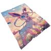 Pok É Mon Motiv Bedruckte Flanelldecke für Schlafzimmer, Wohnzimmer, Sofadecken, Büros, Mittagspausen, Picknicks,