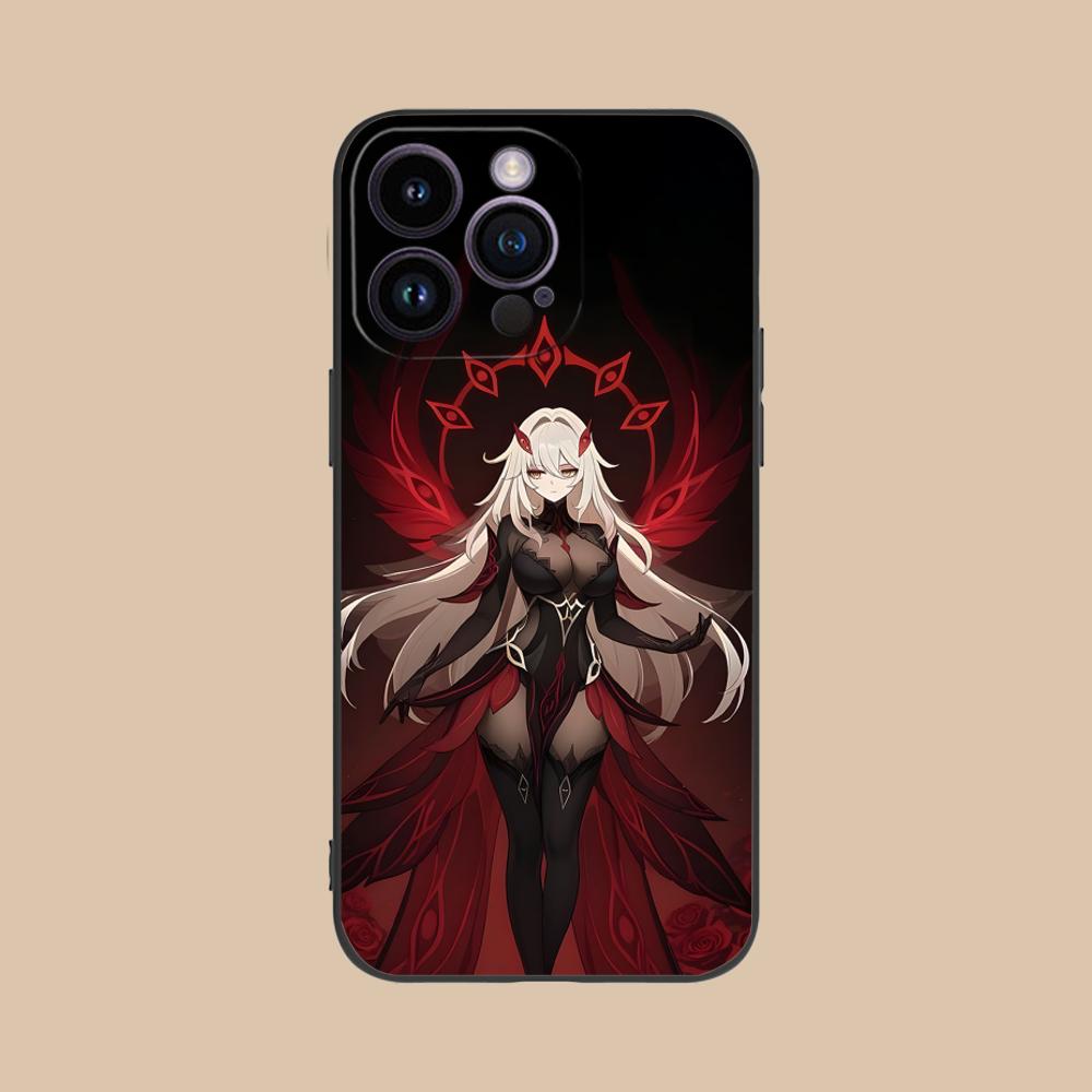 

Genshin Impact Ronova Phone Case for iPhone 17 16 15 14 13 12 11 X XR XS 8 7 Air Pro Max Plus Mini Colorful Cover Pretty Cover iPhone 7 Plus