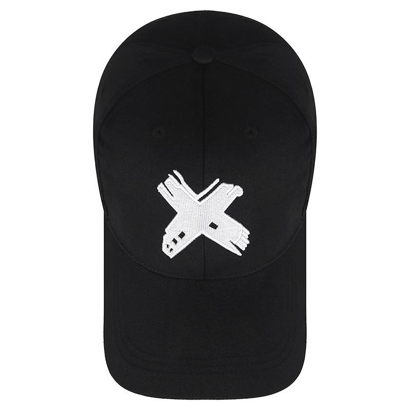 Unisex Embroidered Letter X Baseball Cap with Sun Protection, Adjustable Bill, Available In Spring & Autumn