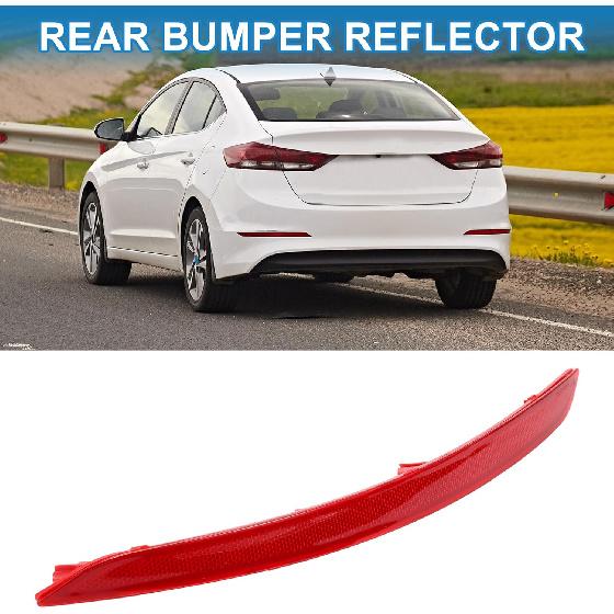 Rear Right Side Bumper Reflector No.92406F2000 Bumper Reflector Side Marker for Hyundai Elantra 2017-2018 Red