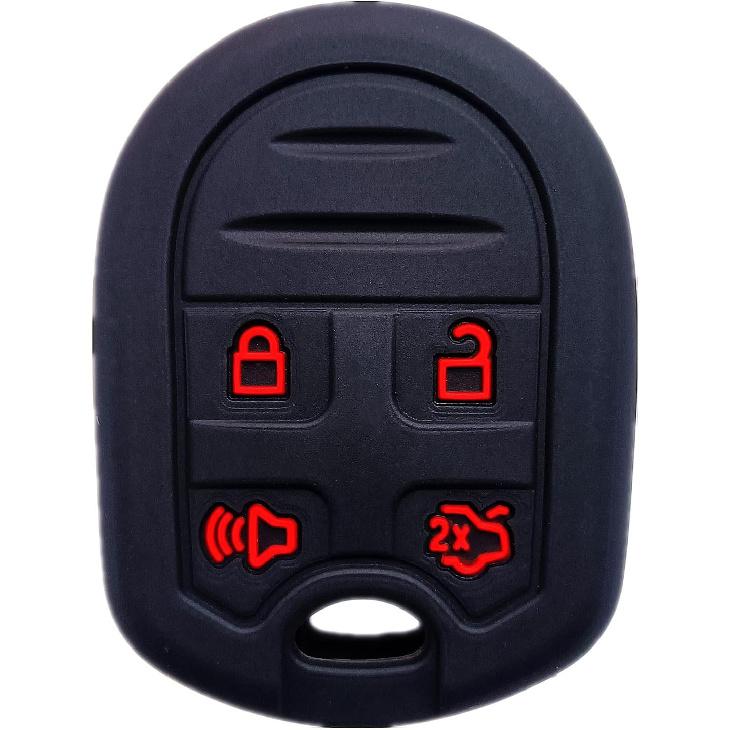 

Smart Key Fob Cover Case Fit for Ford F150 F250 F350 Trunk, 2006-2015 Explorer,Mustang Fusion Explorer Taurus Expedition Lincoln MKS MKX MKZ