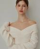 HYBERNAT Versailles V-Neck Knit - Ivory