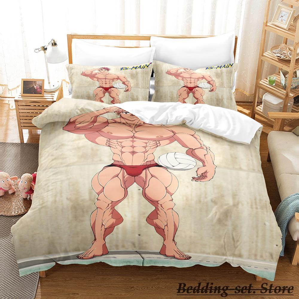2023 RE MAIN Bedding Set Single Twin Full Queen King Size Bed Set Adult Kid Bedroom Duvetcover Sets Anime Parure De Lit Bed