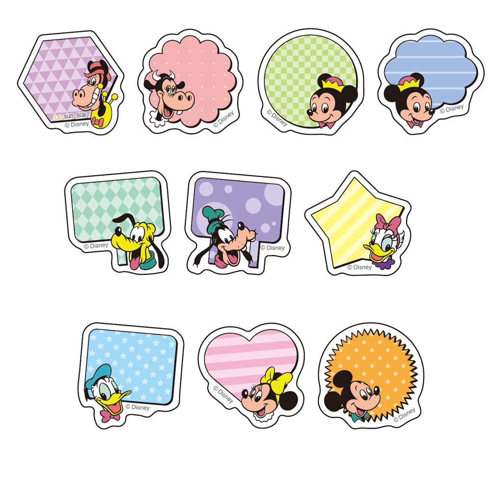 Sunstar Stationery Disney Masking Mickey and S8580049 Stickers, Peripetta, Friends,