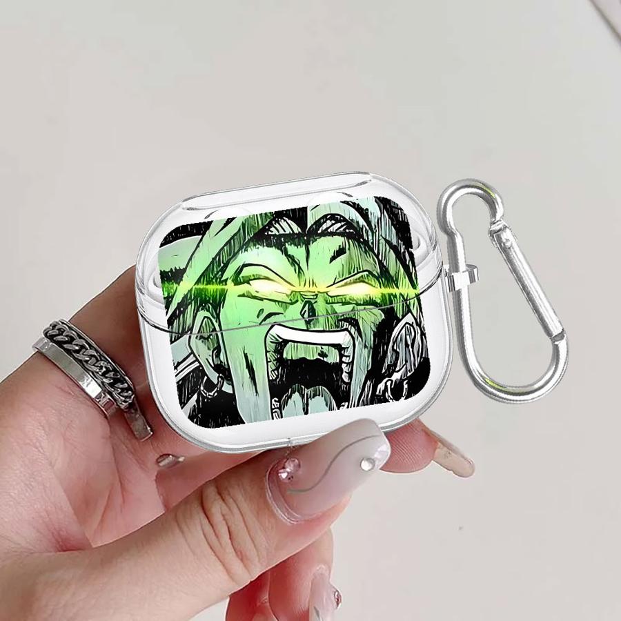 

Case For Samsung Galaxy Buds 2Pro 4 Pro Live 3Pro 2 4Pro 3 FE Clear Earphone Cases Cover With Hook Anime D-D-ragonS B-allS Buds 4