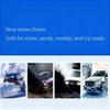 Tire Chains For Trucks 10piece Anti-Slip Adjustable Wheel Ties Belts Tire Chains For Cars For Ice Winter Hiking Trailer Offroad