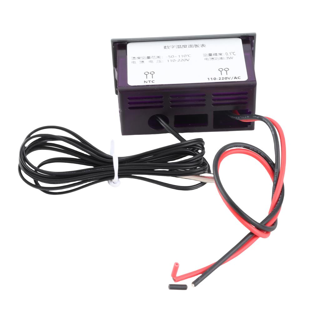 Eingebettetes Temperaturmessgerät Intelligentes digitales Temperaturanzeigefeld für Kühlschrank Tiefkühlschrank Kühlraum