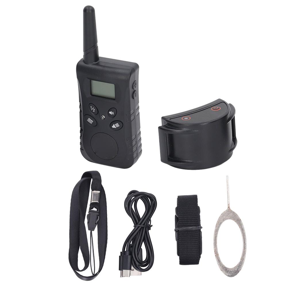 Dog Training Collar Remote Control Adjustable 3 Training Modes Electronic Puppy Bark Vibrating