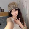 American Style Vintage Baseball Cap ROCK Embroidery Peaked Cap Casual Tattered Jeans Sun Hat  Men