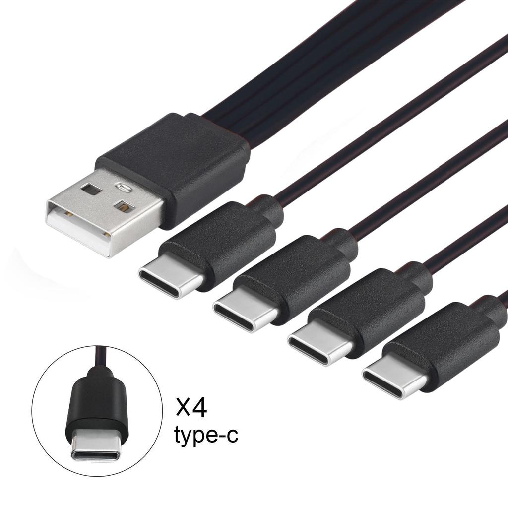 1-to-4 Fast Charging Type-C USB Cable - Super Mobile Phone Accessory