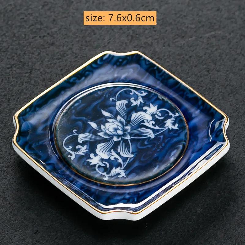 Jingdezhen Blue and White Porcelain Tea Cup Retro Ceramic Master Cup Traditional Tea Set Accessories Portable Tea Bowl