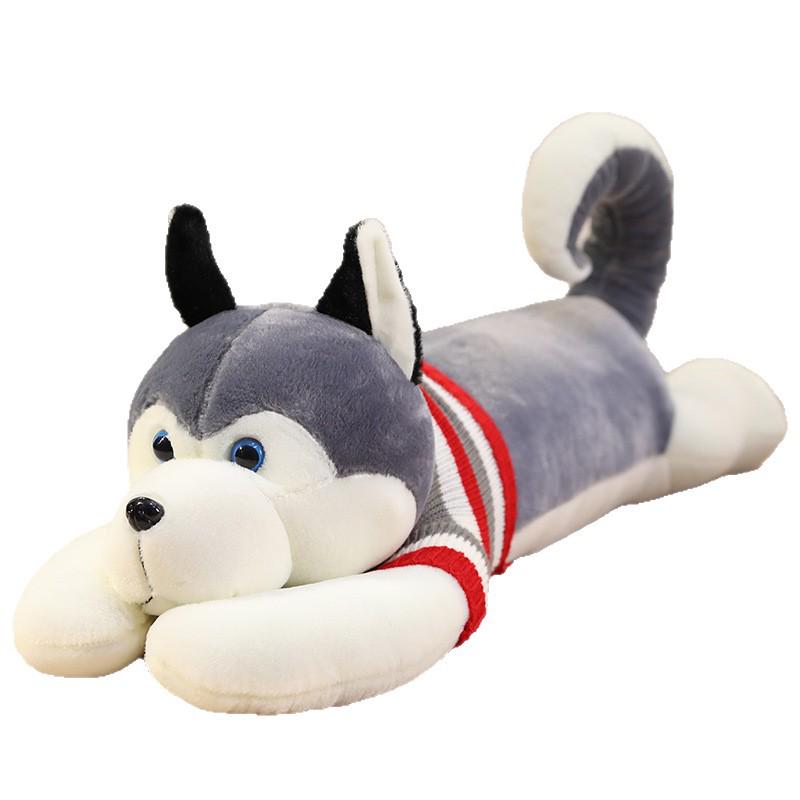 Adorable Large Husky Plush Pillow – Perfect for Bedtime & Gifts