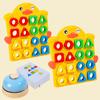 Montessori Spielzeug für Kinder 3D Holzpuzzles für Kinder von 3 bis 6 Jahren DIY Geometrische Formen Farbzuordnung Lern-Lernspiel
