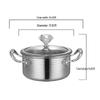Lefanjie 304 Stainless Steel Mini Induction Hot Pot