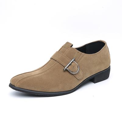 Mode Frühling Heißverkauf Herren Wildleder Schuhe Spitze Zehenpartie Klassische Herren Business Casual Schuhe Hochwertige Slipper Bequem