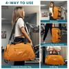 G4Free 40L Duffel Bag, Backpack, Gym Bag with Shoe Compartment for Men and Women, Travel Backpack, Luggage