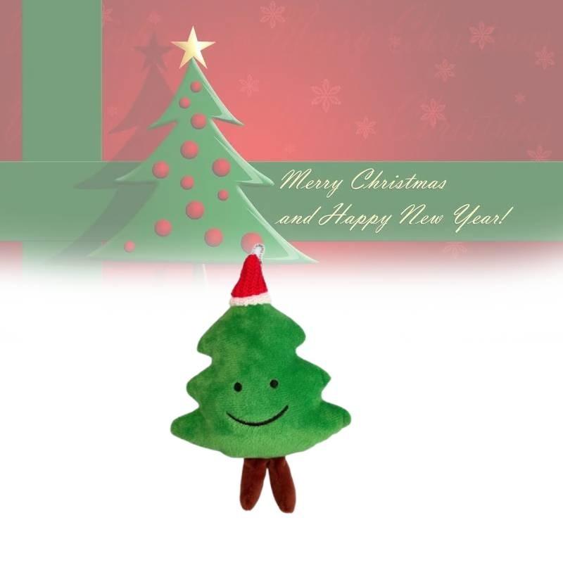 Christmas Tree Tree Keychain Christmas Decorations Plush Toy Pendant Gift Doll