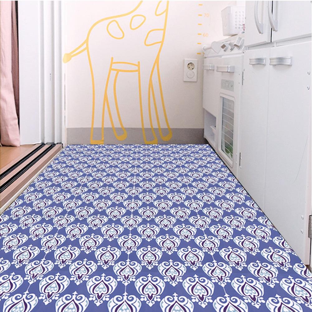 10Pcs Set 15x15cm Retro Style Tile Sticker Kitchen Floor Bathroom Anti Skid Waterproof Sticker