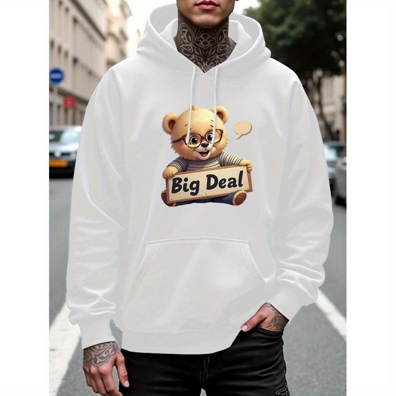 

Men s Hooded Sweatshirt, Warm & Lightweight, Perfect for Transitional Weather XXL белый