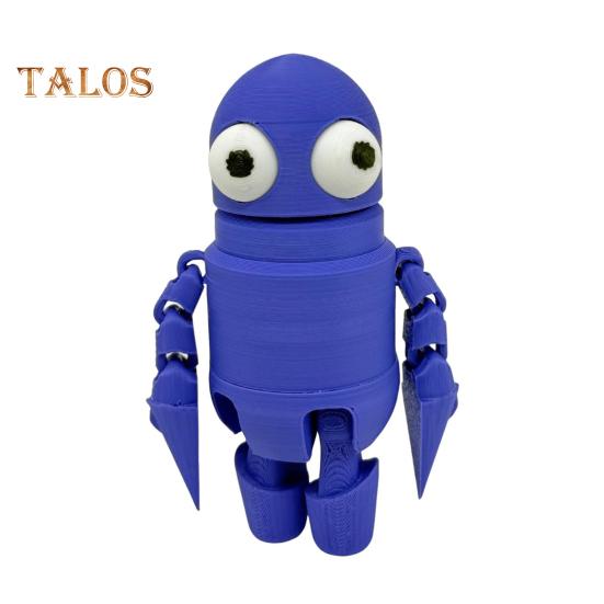 Desk Buddy Robot Ornament Collectible Robot Figurine Articulated Robot Buddy Gift for Video Game Fans Desk Decoration