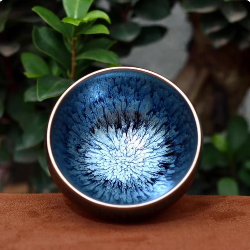 Golden Jade Oil Drop Jianzhan Tea Bowl