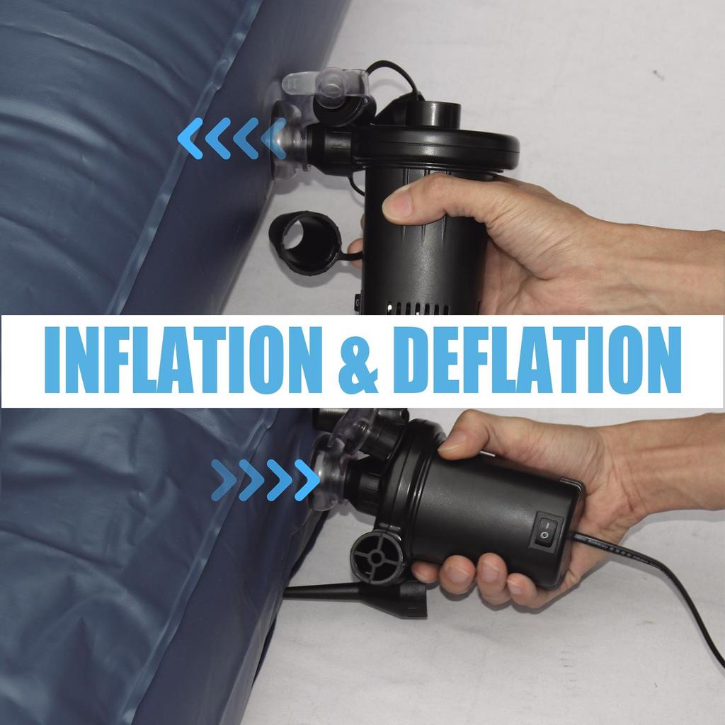 AC Aufblasbare Luftpumpe XPOWER Leistungsstarke Elektrische Luftpumpe Aufblasbares Campingbett Matratze Pool AP-1031