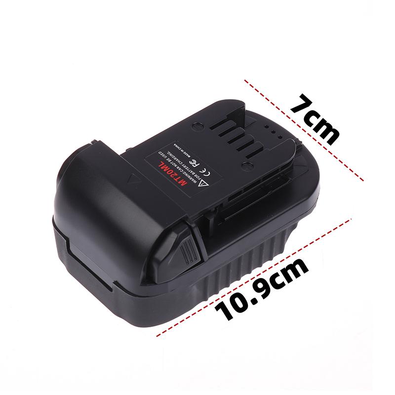 1 Piece For Makita 18V Li-Ion Battery Bl1830 Bl1860 Bl1815 Convert To For Milwaukee 18V Lithium Battery Mt20Ml Adapter