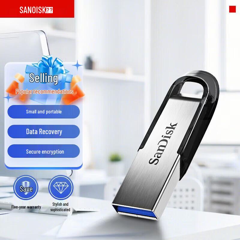SanDisk CZ73 64GB USB 3.0 High-Speed Metal Flash Drive 64GB