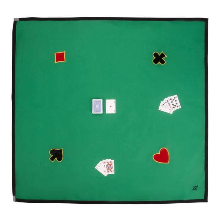 Engelhart - 390850 - Tapis de Jeu Carré Vert Premium 120 cm