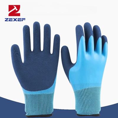 ZEXEF Gartenhandschuhe Durchstichfest Latex Wasserdicht Arbeitsschutz Verschleißfest Blumenschutzhandschuhe