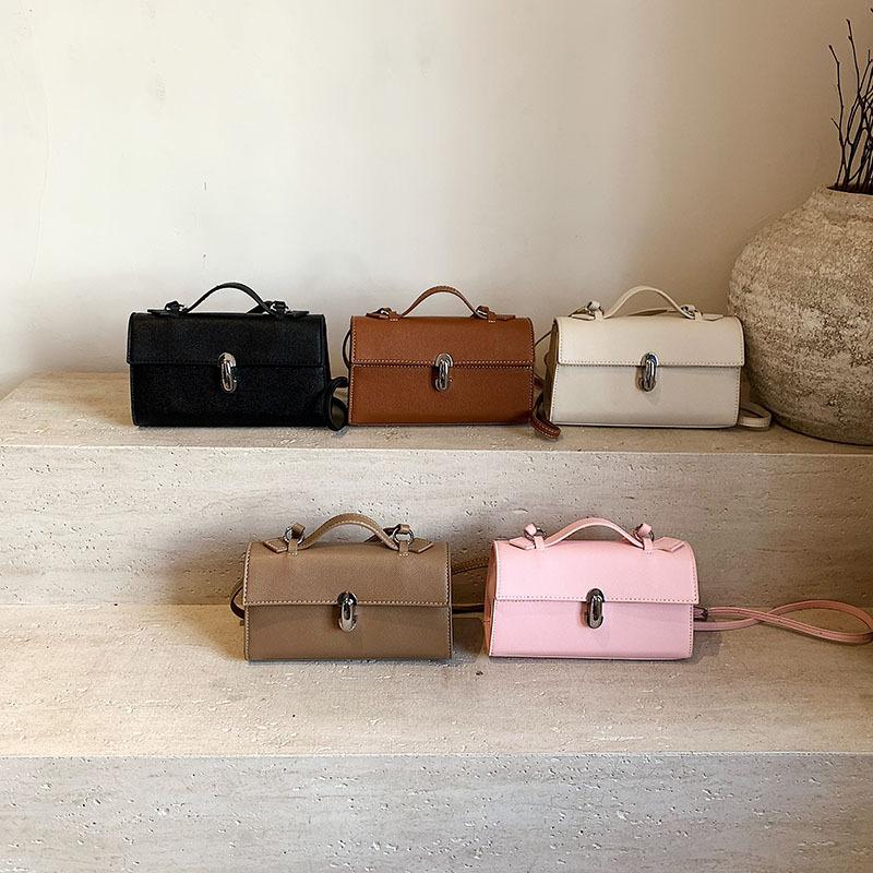 New Niche Design Popular Toothpick Pattern Small Square Bag Versatile Portable Shoulder Messenger Women's Bag