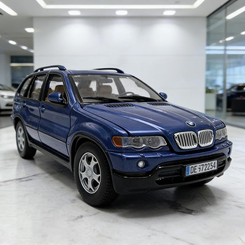 

Motormaxtoy 1:24 BMW X5 SUV Alloy Car Diecasts & Toy Vehicles Car Model Miniature Scale Model Car Toys For Children синий