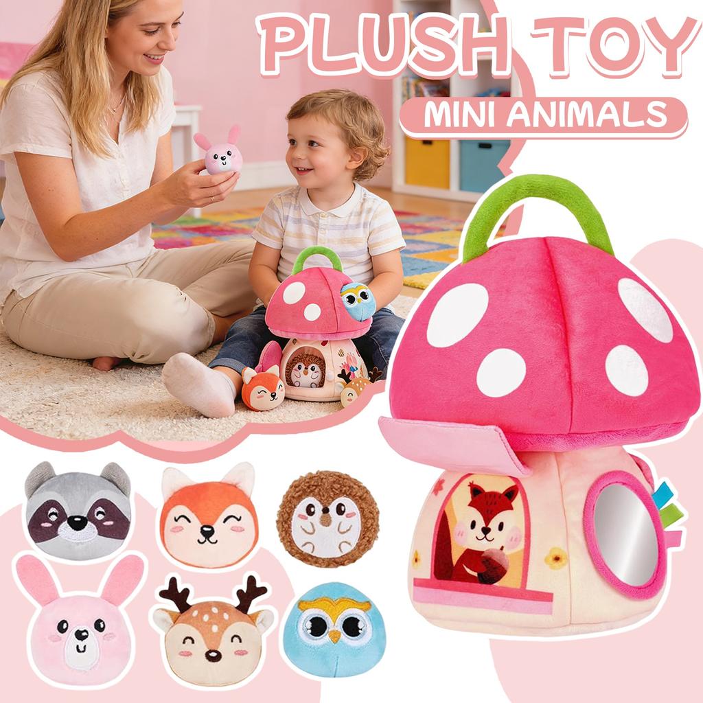 Plush Toys, Dolls, Miniature Houses, Small Houses, Figurines, Children'S Educational Senses