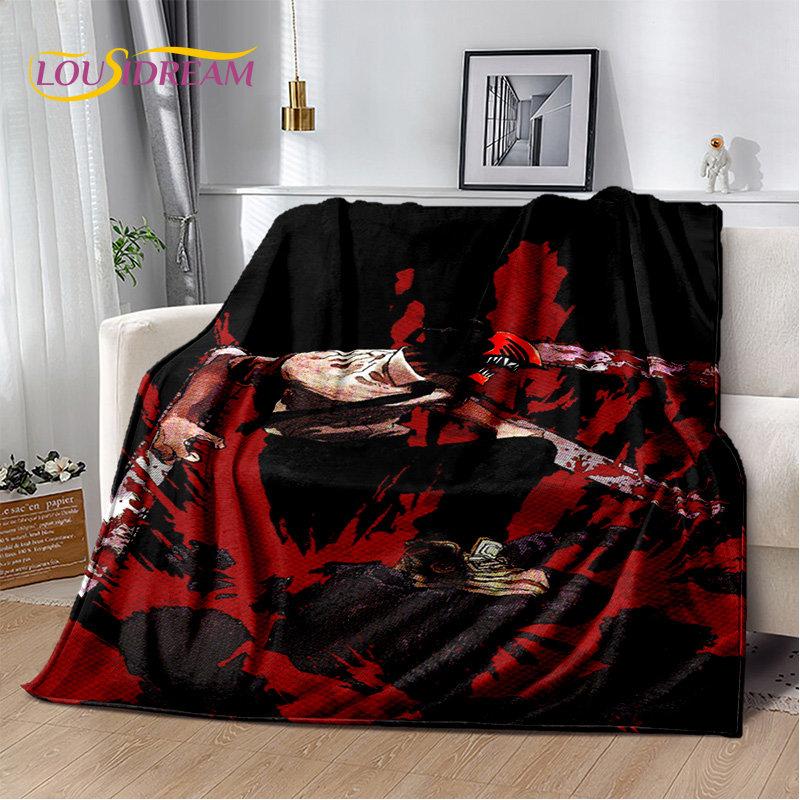 Anime Chainsaw Man Denji Cartoon Soft Plush Blanket,Flannel Blanket Throw Blanket for Living Room Bedroom Bed Sofa Picnic Cover