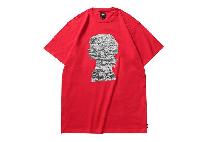 Vans Футболка Jim Goldberg Мужская Красная VN0A4RTHIZQ M