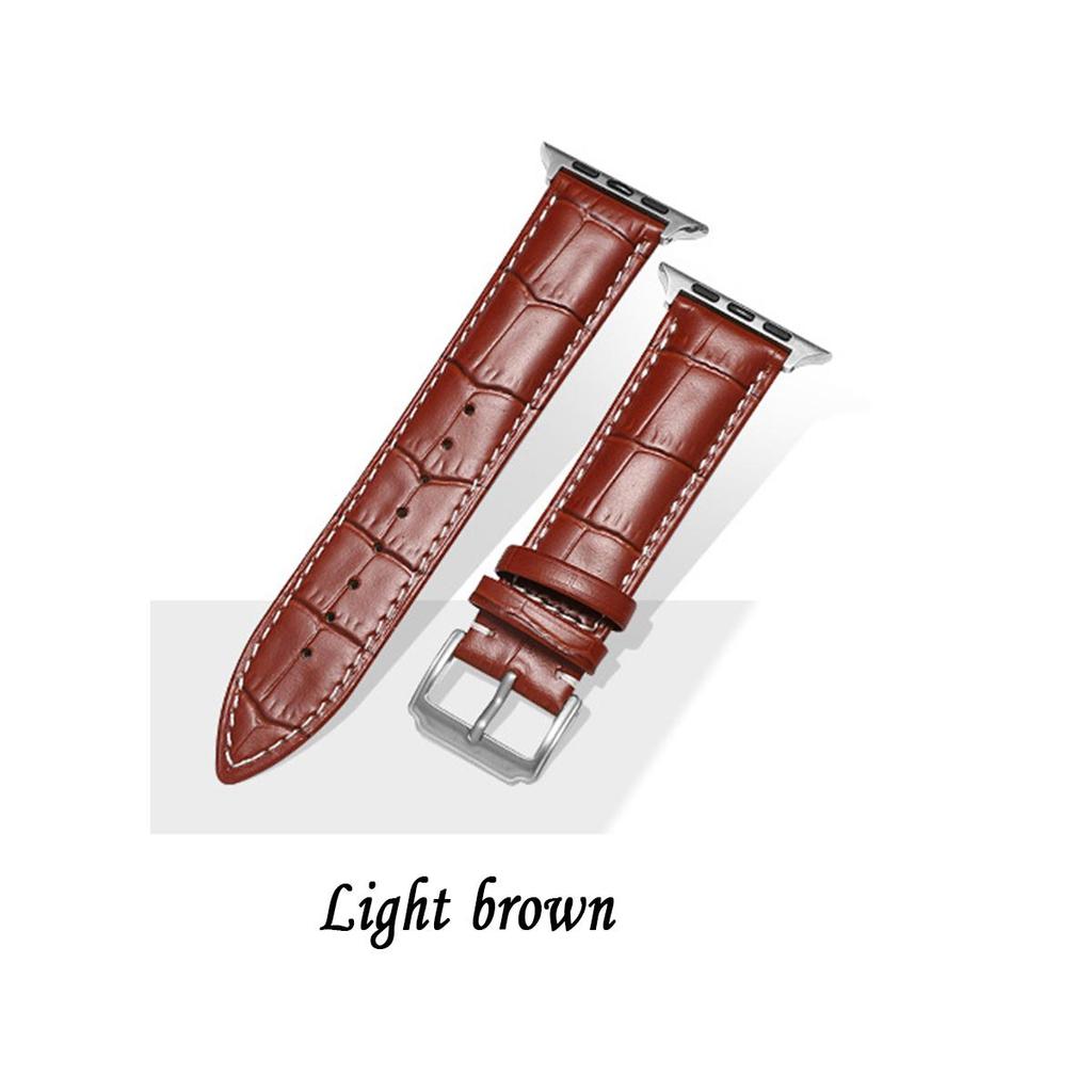 Buy Leather strap for Apple strap 44mm 40mm 42mm 38mm Leather Strap
