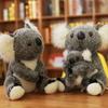 Adorable Koala Bear Plush Toys Featuring Sitting Mother And Baby Stuffed Dolls