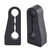 Upgrades 4pcs Car Door Lock Cushions Set Rubber Quiet Car Door Lock Pads Set Noise Reducing Car Door Lock Pads for 308