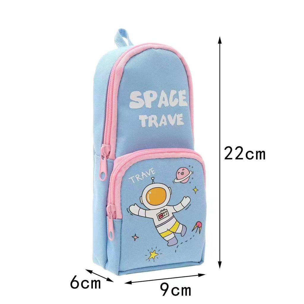 Student Pencil Case with High Capacity for Pencils, Fountain Pens, and Gel Pens