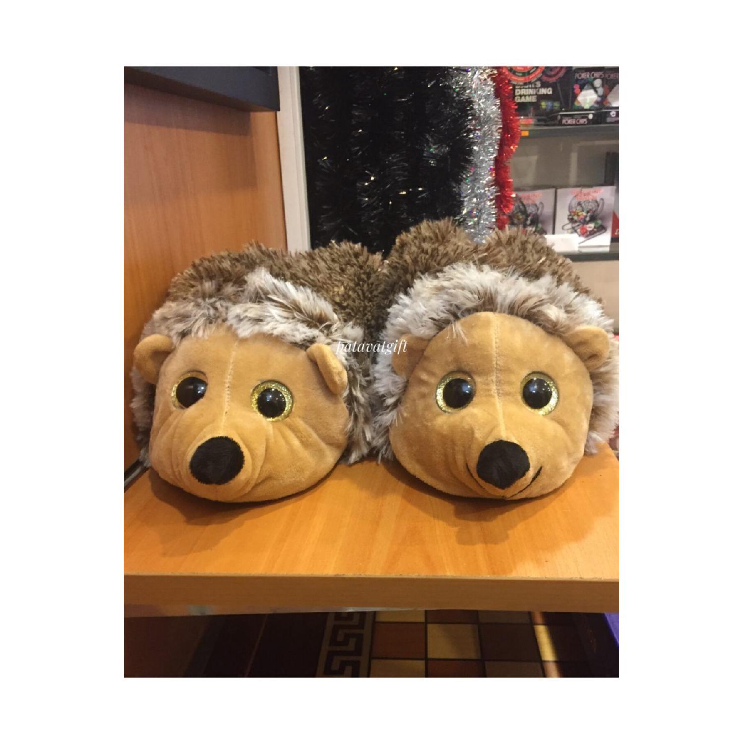 

Sweet Hedgehog Soft Slippers Winter Home Slippers