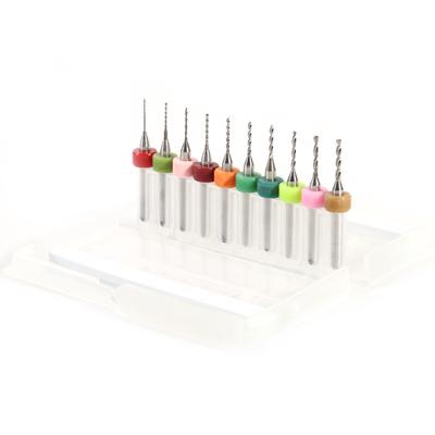 10 Stück 0,61,5 mm Hartmetall Mini Mikro Bohrer für CNC PCB Leiterplatte