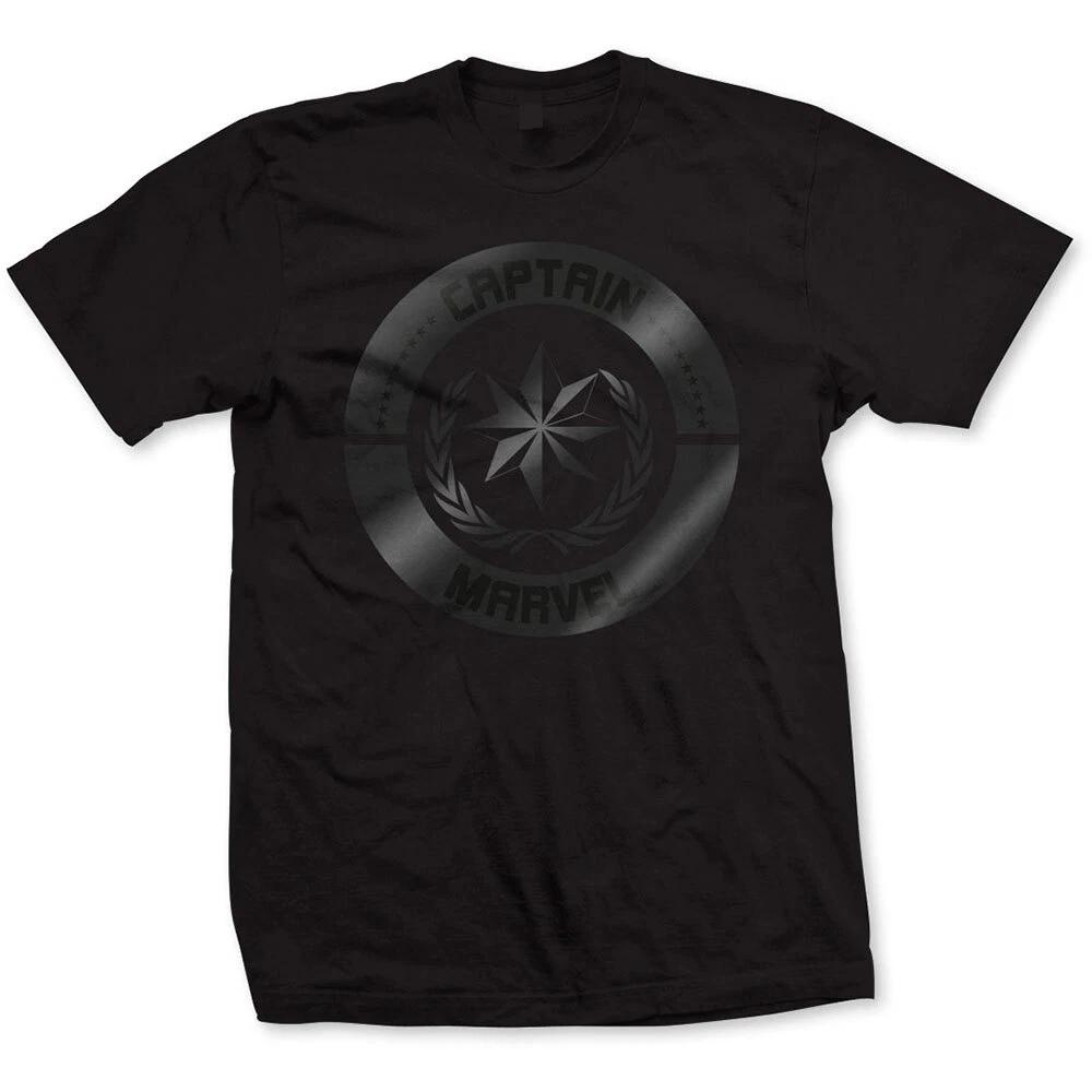Comics Unisex TShirt Captain Silver Circle S